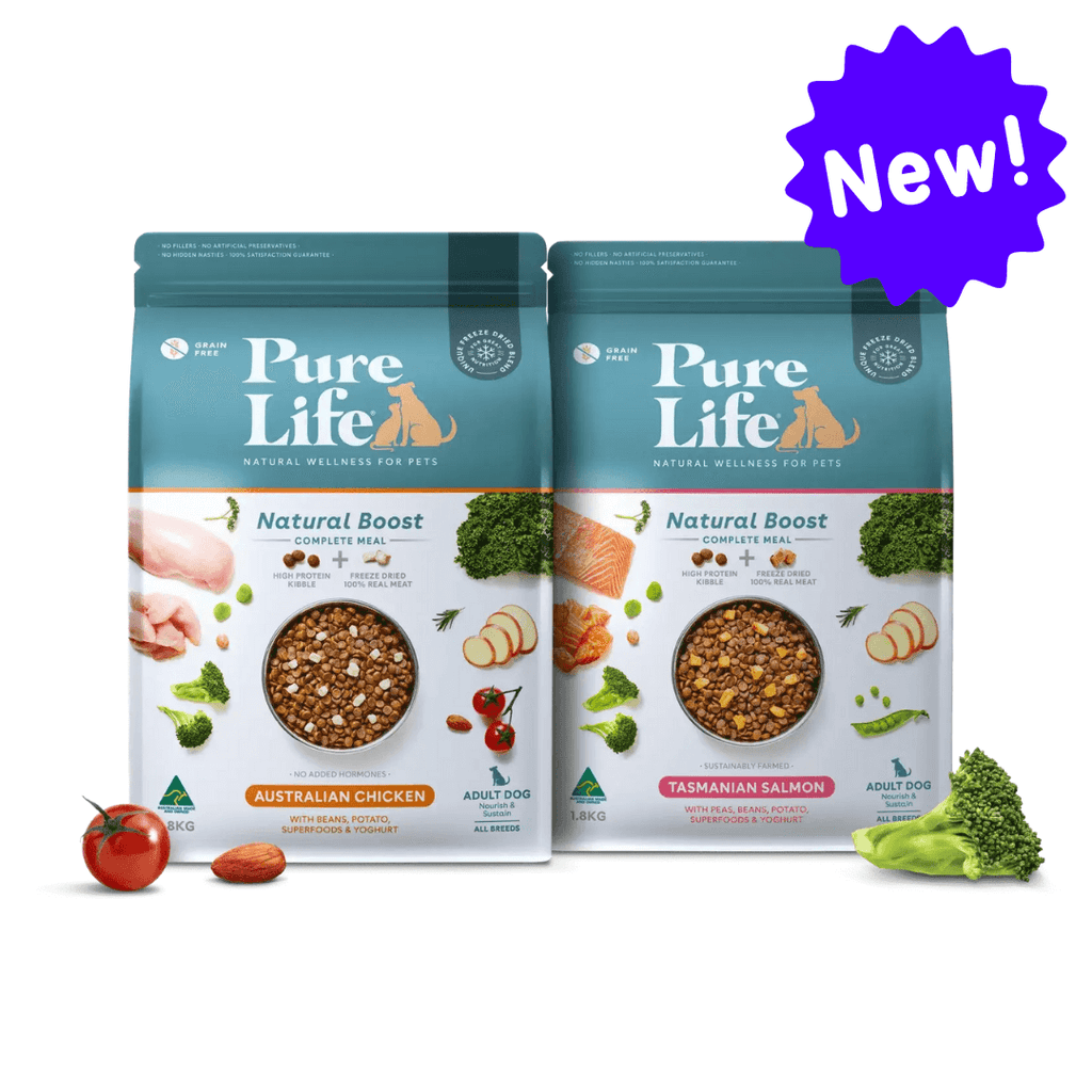 Pure Life Natural Boost Dog Cat and Kitten Food 