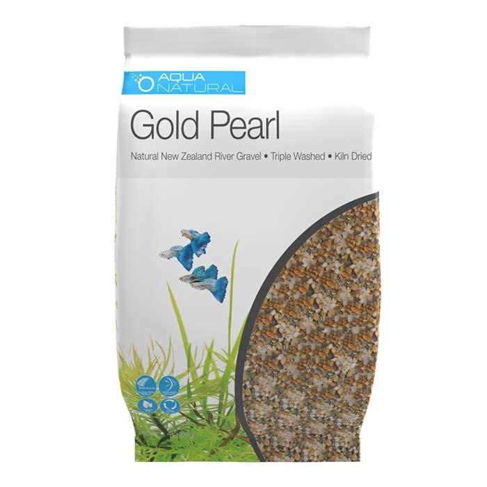 Aqua Natural Aquatic Gravel Gold Pearl 4.5kg - PetBuy