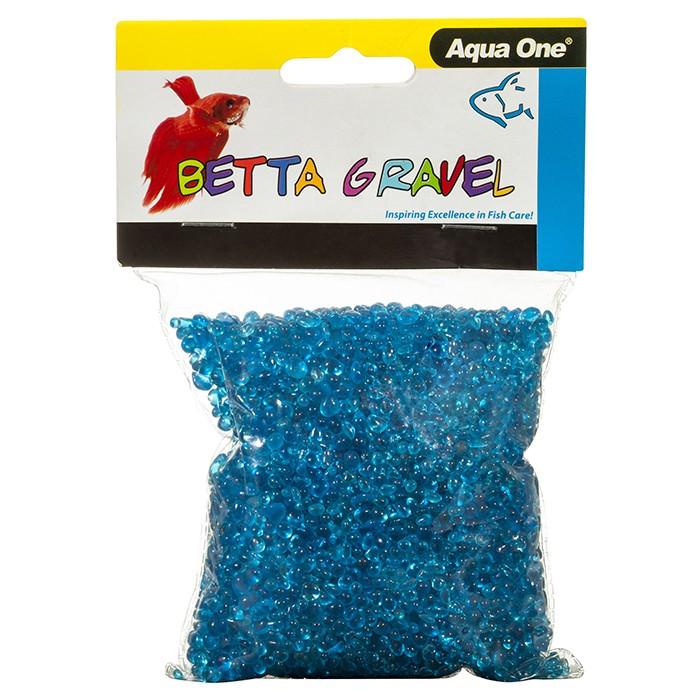 Aqua One Betta Gravel Glass Blue 350g - PetBuy