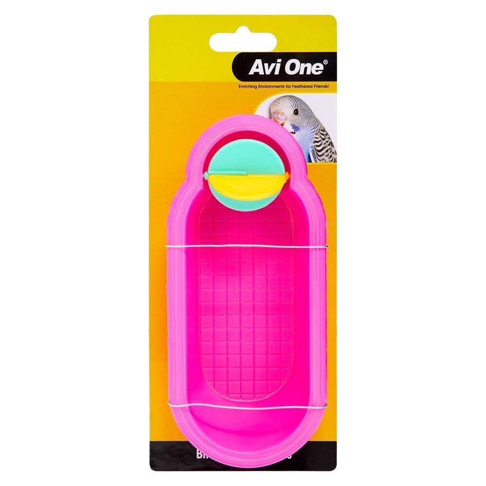 Avi One Fanciful Bath with Spinner Bird Toy - PetBuy