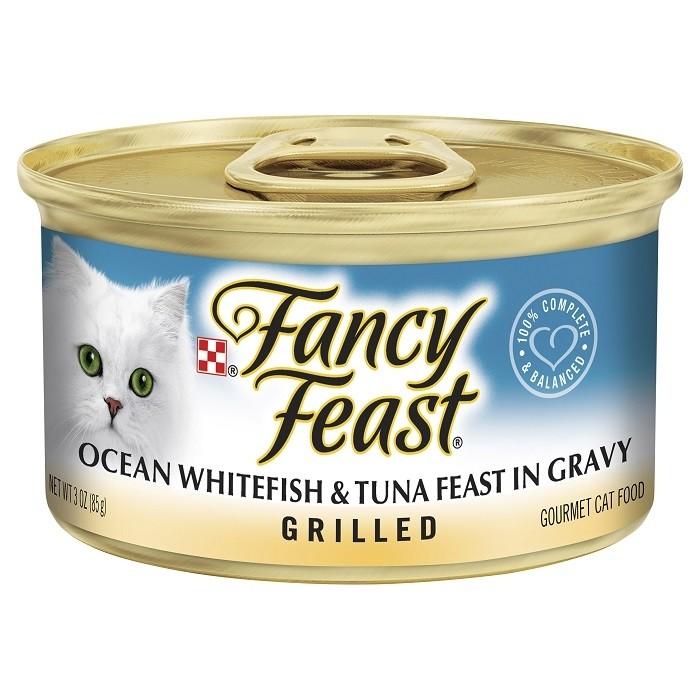 Fancy Feast Classic Grilled Ocean WFish Cat Food Can 85gx24 - PetBuy