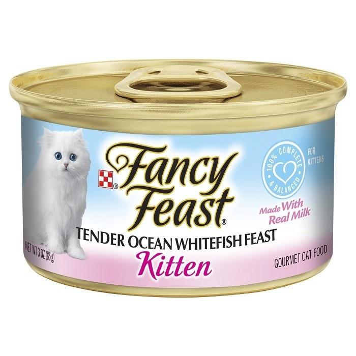 Fancy Feast Classic Ocean Fish Kitten Food Can 85gx24 - PetBuy