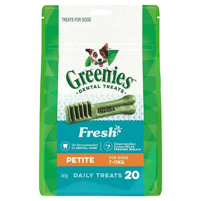 Greenies Fresh 340g Petite Dog Dental Treat - PetBuy