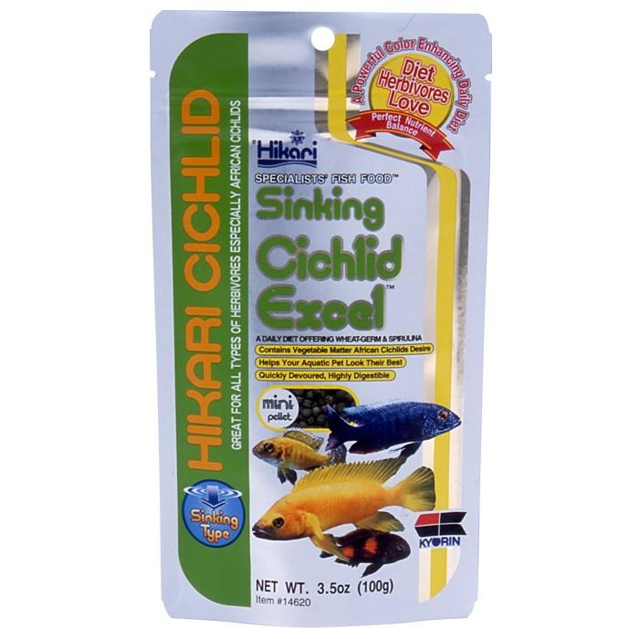 Hikari Cichlid Excel Sinking Mini Fish Food - PetBuy