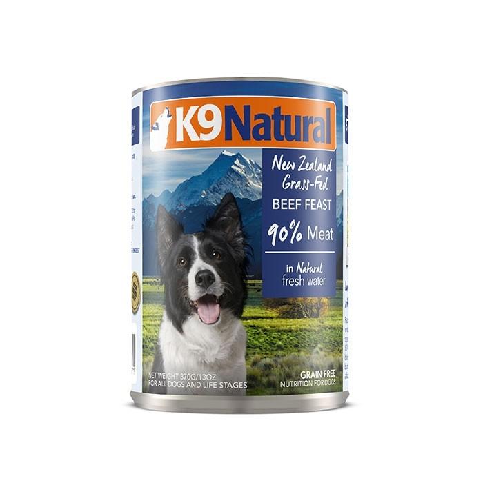 K9 Natural Dog Food Beef Feast 370g - PetBuy