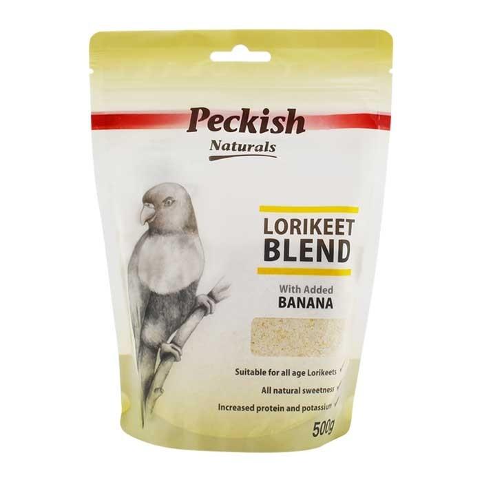 Peckish Banana Blend Lorikeet Bird Food 500g - PetBuy