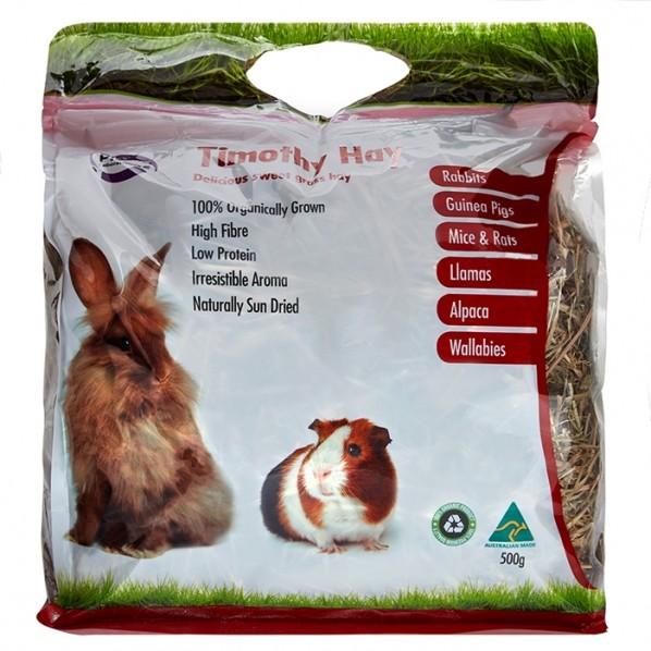 Pisces Timothy Hay Small Animal Food 500g - PetBuy