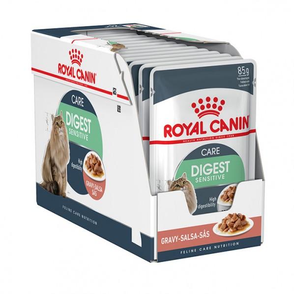 Royal Canin Digest Sensitive Cat Food in Gravy 85g x12 - PetBuy
