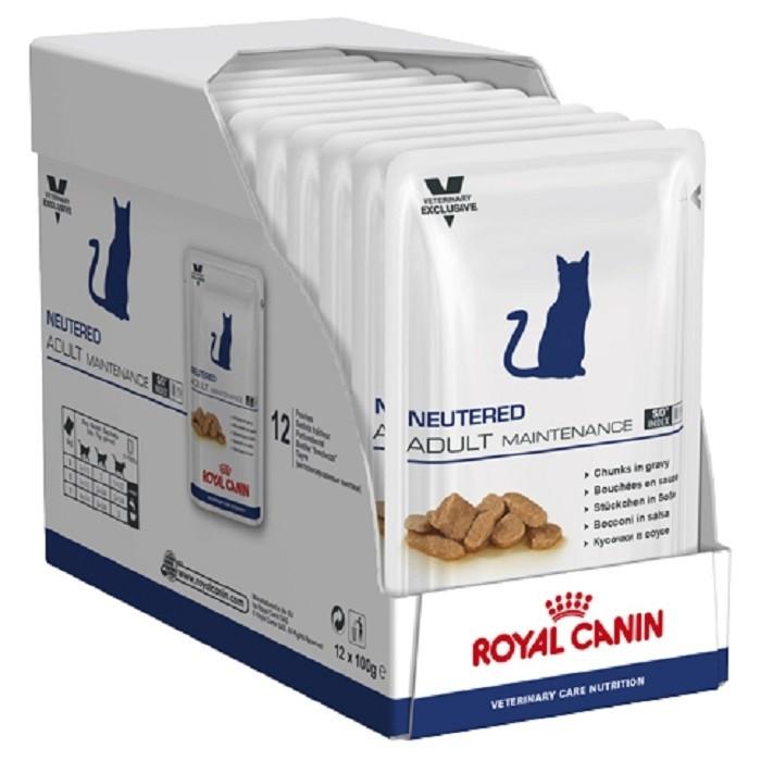 Royal Canin Veterinary Diet Neutered Cat Food 100gx12 - PetBuy