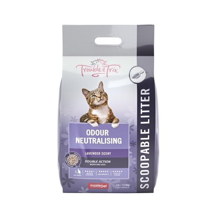 Trouble & Trix Lavender Cat Litter - 7 Litre - PetBuy