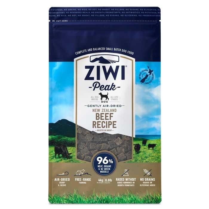 ZiwiPeak Air Dried Beef Adult Dog Food 4kg - PetBuy