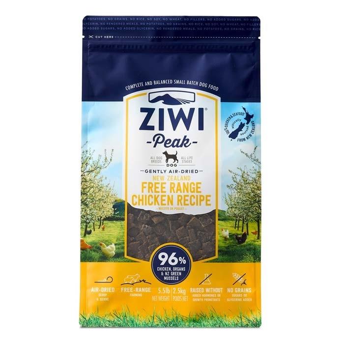 ZiwiPeak Air Dried Chicken Adult Dog Food 2.5kg - PetBuy