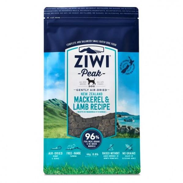 ZiwiPeak Air Dried Mackerel & Lamb Adult Dog Food 4kg - PetBuy