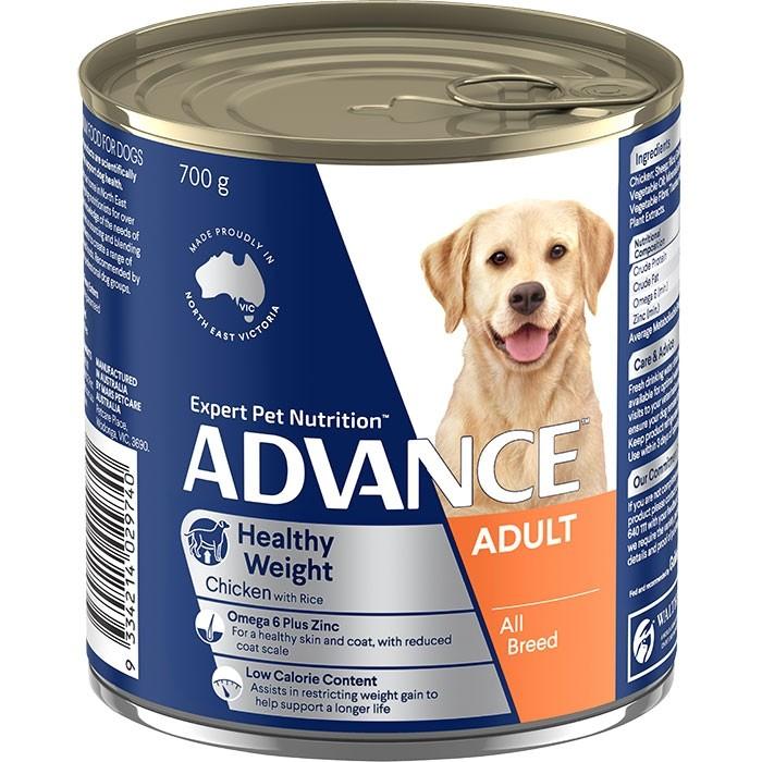 Advance Chicken And Rice Weight Control 12 x 700g - PetBuy