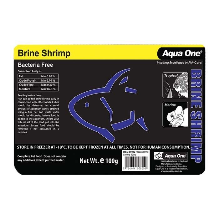 Aqua One Brine Shrimp Fish Food Punch Out Pack 100g - PetBuy