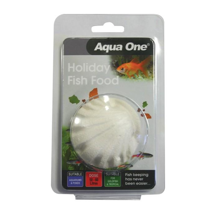 Aqua One Holiday Fish Food Block 40g - PetBuy