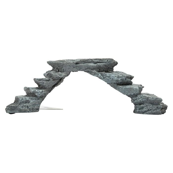 Aqua One Ornament Rock Bridge Grey 24x9.5x7.5cm - PetBuy