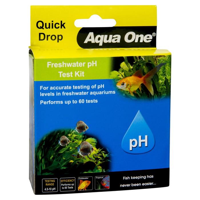 Aqua One Quick Drop Freshwater pH Test Kit - PetBuy