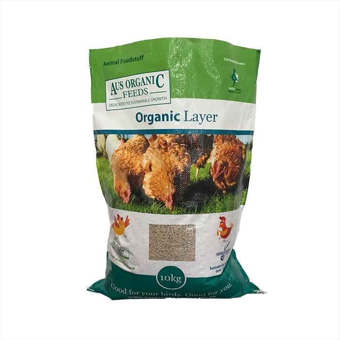 Aus Organic Feeds Poultry Layer Pellets 10kg - PetBuy