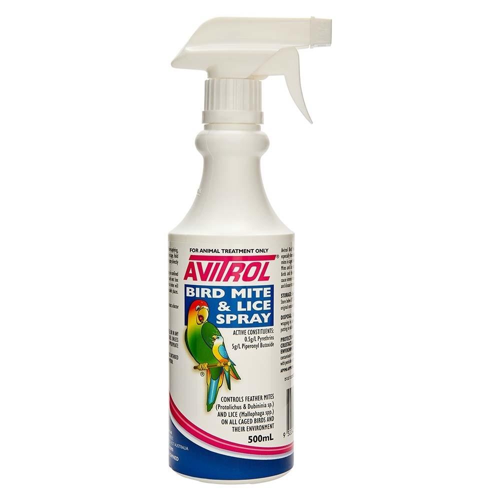 Avitrol Mite & Lice Bird Spray 500ml - PetBuy