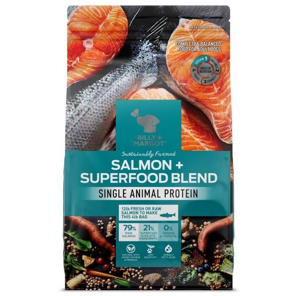 Billy & Margot Salmon Superfood Adult Dog Food 9kg - PetBuy