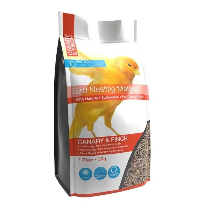 Bird Natural Products Bird Nesting Material Canary & Finch 50g - PetBuy