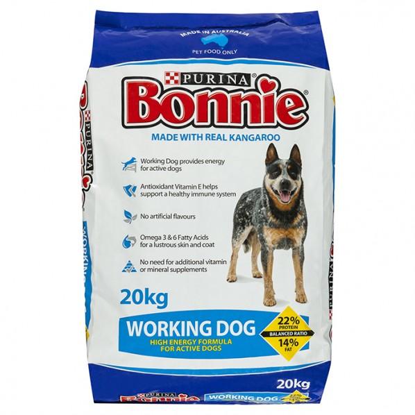 Bonnie Working Dog Adult Dog Food 20kg - PetBuy