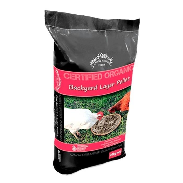 Country Heritage Organic Poultry Layer Pellet 20kg - PetBuy