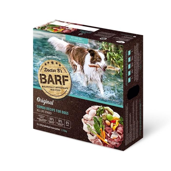 Doctor B's Barf Frozen Combo Dog Patties 2.72kg - PetBuy