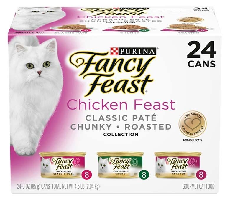Fancy Feast Classic Chicken Feast Cat Food Can 85gx24 - PetBuy