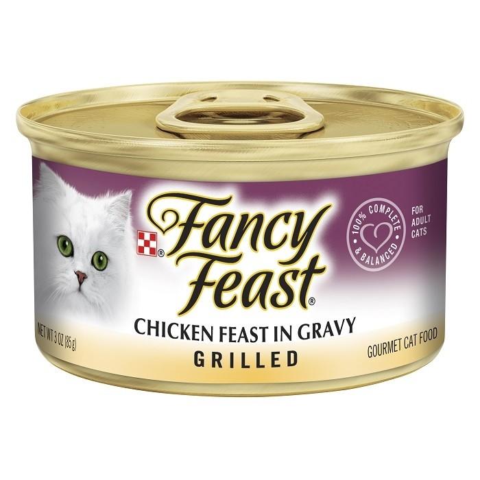 Fancy Feast Classic Grilled Chicken Cat Food Can 85gx24 - PetBuy
