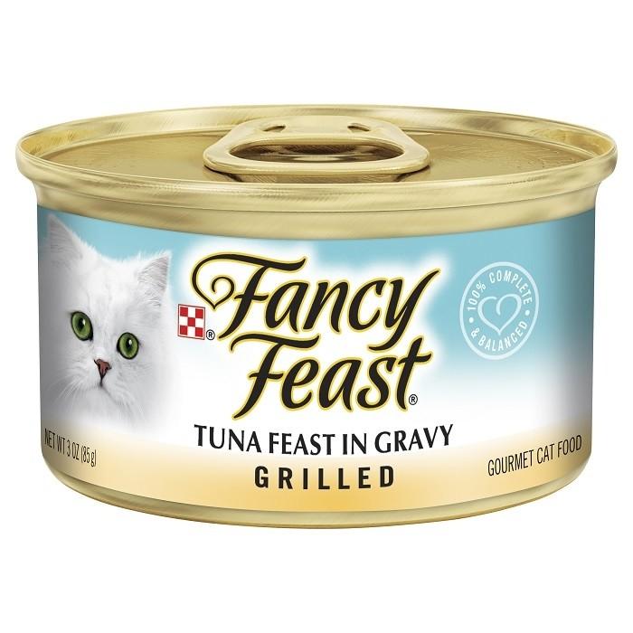 Fancy Feast Classic Grilled Tuna Cat Food Can 85gx24 - PetBuy