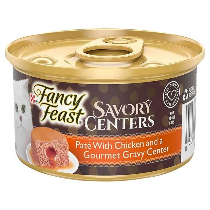 Fancy Feast Savoury Centres Mix Pate Variety Cat Can 85gx12 - PetBuy