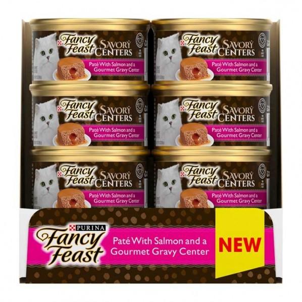 Fancy Feast Savoury Centres Salmon Pate Cat Can 85gx24 - PetBuy