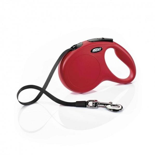 Flexi Classic Tape Retractable Dog Lead Red Small - PetBuy