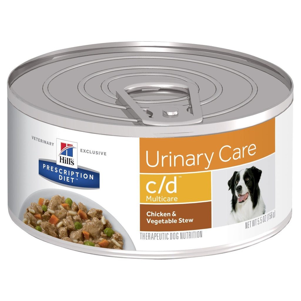 Hills Prescription Diet C/D Multcre Urinary Adult Dog Food 156gx24 - PetBuy