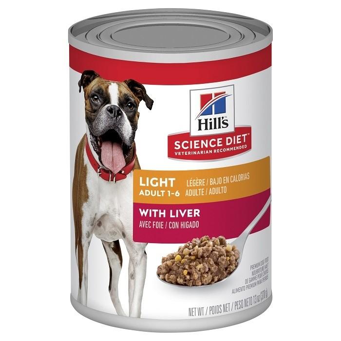 Hill's Science Diet Adult Light Liver Dog Food 370g - PetBuy