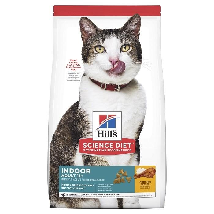 Hill's Science Diet Indoor Senior 11+ Cat Food 3.17KG - PetBuy