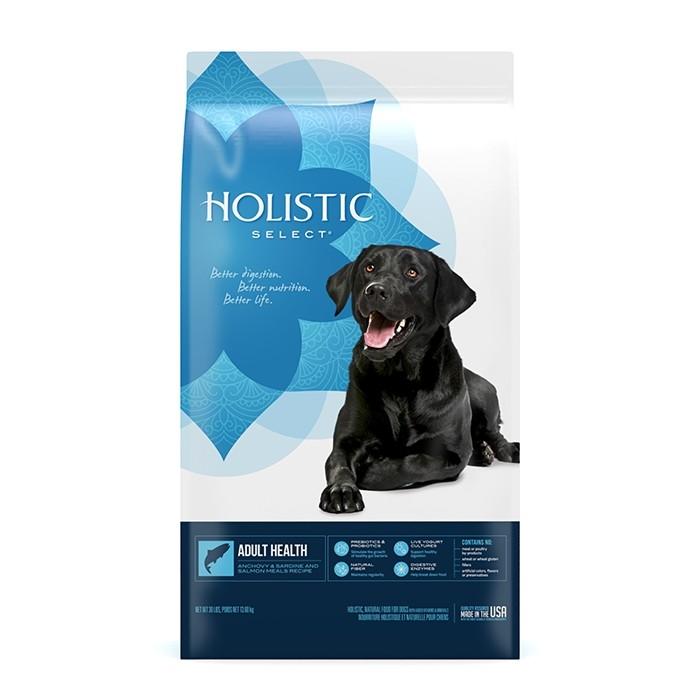 Holistic Select Anchovy Sardine & Salmon Meal Adult Dog Food 13.6kg - PetBuy