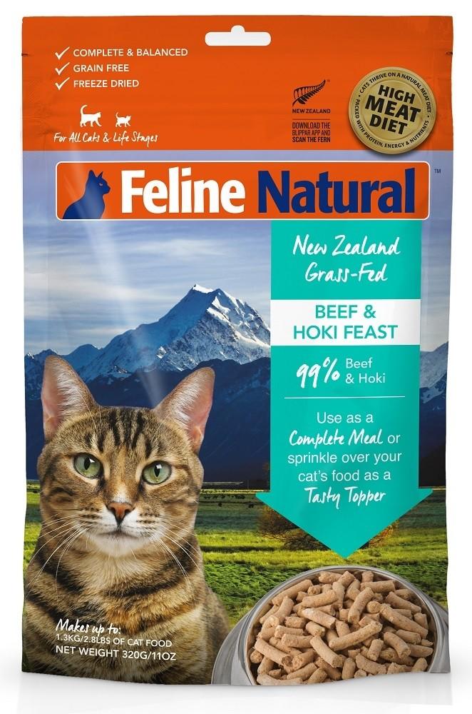 K9 Naturals Freeze Dried Beef & Hoki Adult Cat Food 320G - PetBuy