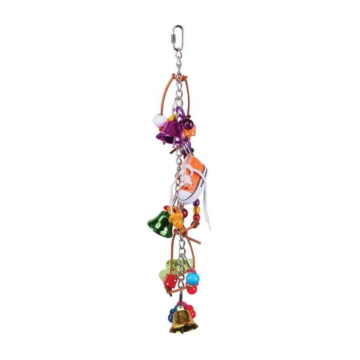 Kazoo Sneakers & Bells Bird Toy Extra Large - PetBuy