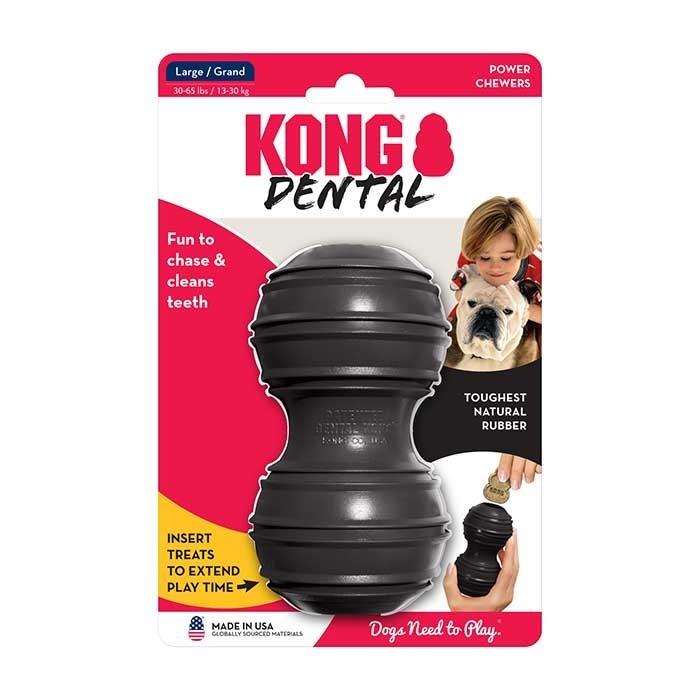 KONG Extreme Dental Dog Toy Black Large - PetBuy