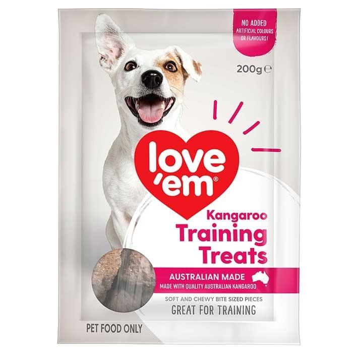 Love Em Kangaroo Mini Treats Dog Treat 200g - PetBuy