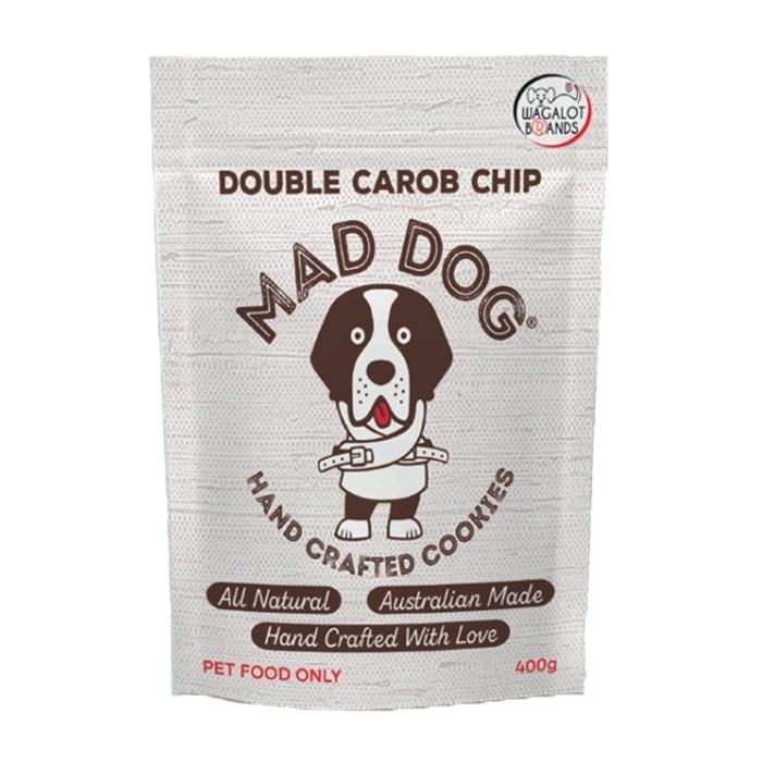 Mad Dog Cookie Refill Double Carob Chip Dog Treats 400g - PetBuy