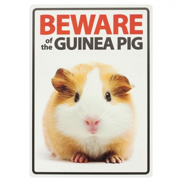 Magnet & Steel Beware Of The Guinea Pig Sign - PetBuy