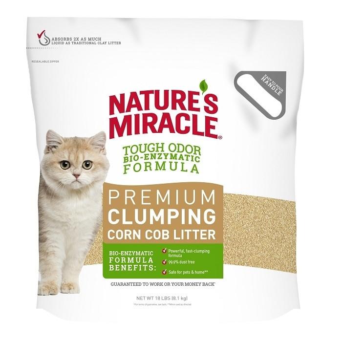 Nature'S Miracle Clumping Corn Cob Cat Litter 8kg - PetBuy
