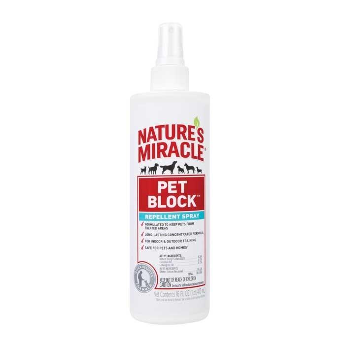 Nature's Miracle Pet Block Repellent Spray 473ml - PetBuy