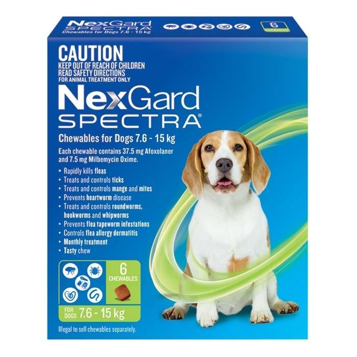 NexGard Spectra for Dogs 7.6 - 15kg - PetBuy