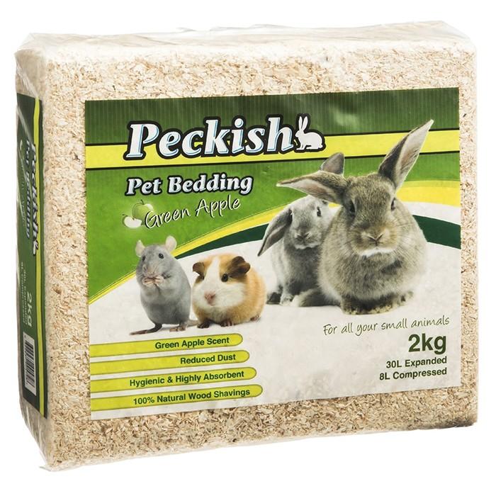 Peckish Pet Bedding Green Apple 2kg - PetBuy