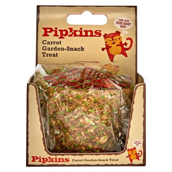 Pipkins Garden Snack Carrots Small Pet Treat 140g - PetBuy